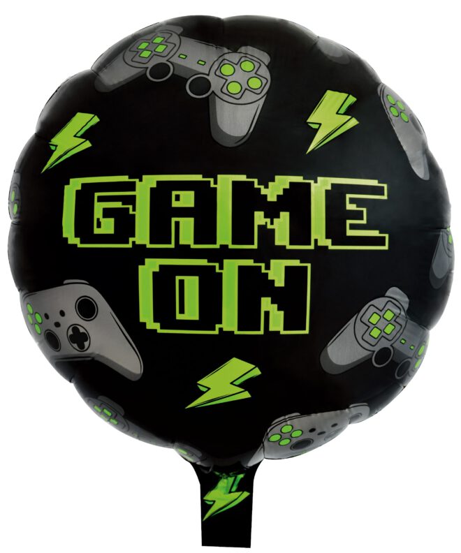 "Game On" Gaming folie ballon 45 cm