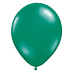 Transparante smaragd-groene jewel ballon