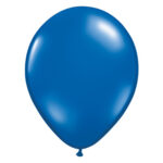 Transparante saffier-blauwe jewel ballon