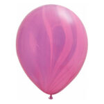 Roze en paarse marmerballon