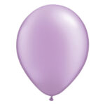Metallic lavendel ballon met parelmoerglans
