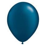 Metallic middernacht-donkerblauwe ballon met parelmoerglans