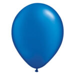 Metallic saffierblauwe ballon met parelmoerglans