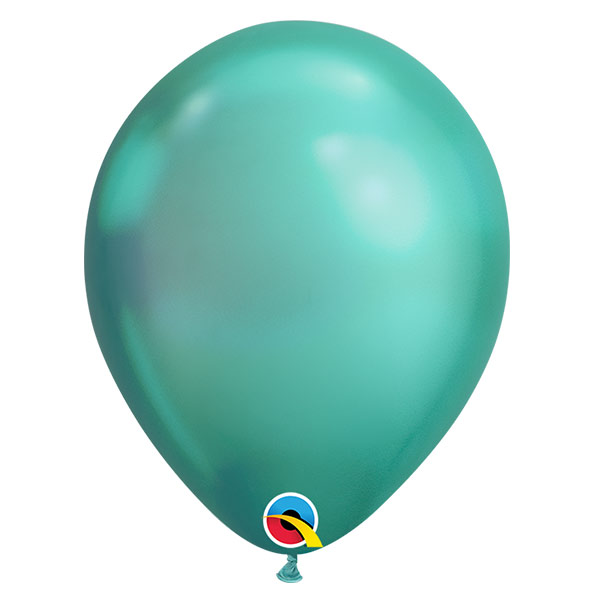 Qualatex ballon 7 inch chrome groen