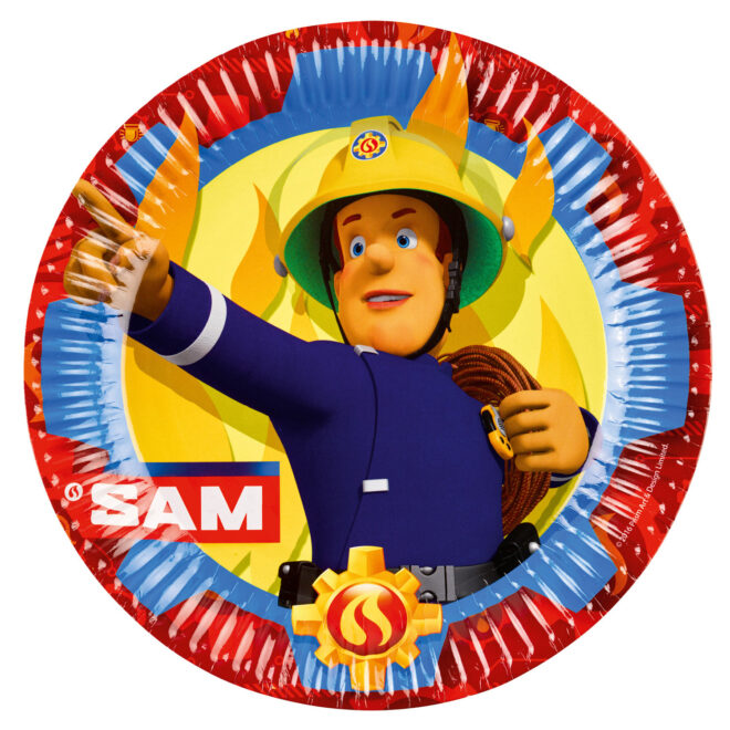 Brandweerman Sam borden - 8 stuks