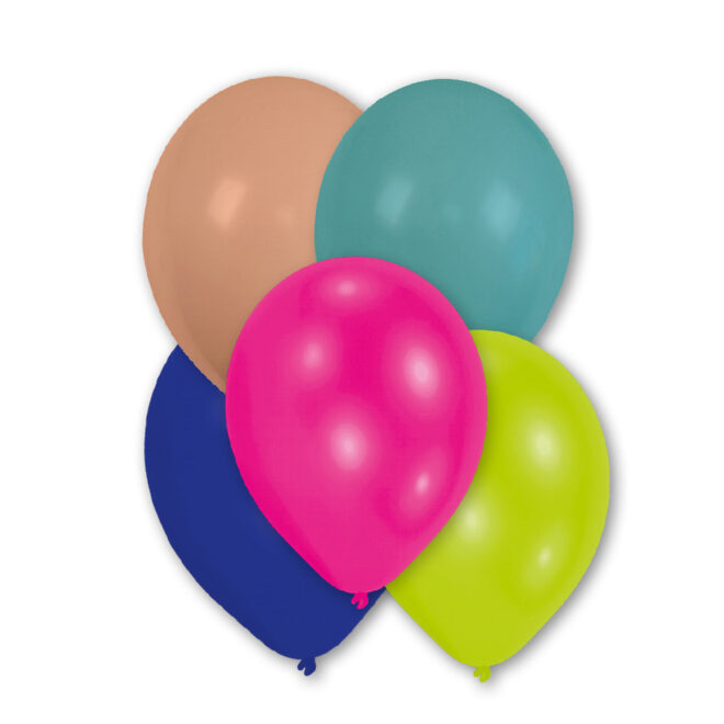 Latex ballonnen vrolijke kleuren (28cm) - 50 stuks