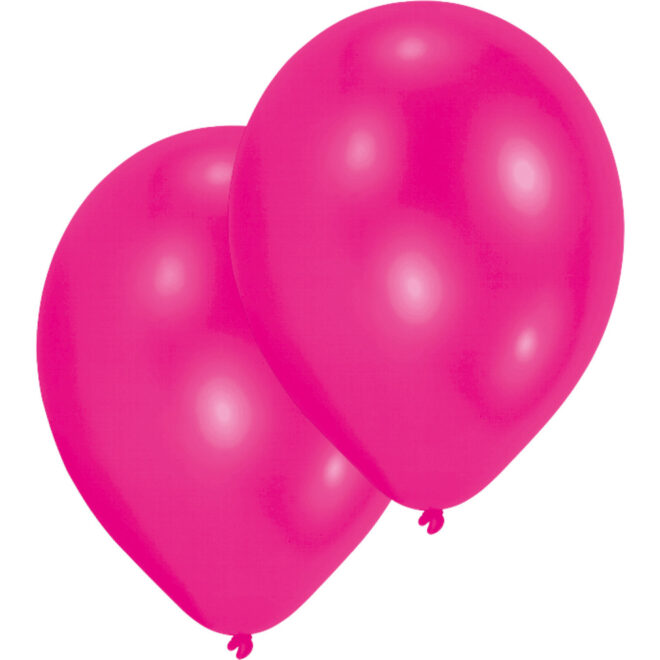 Latex ballonnen donker roze (28cm) - 50 stuks