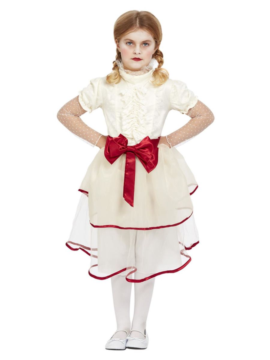hervorming Versterken ONWAAR Creepy Doll kostuum meisje - Feesthuis