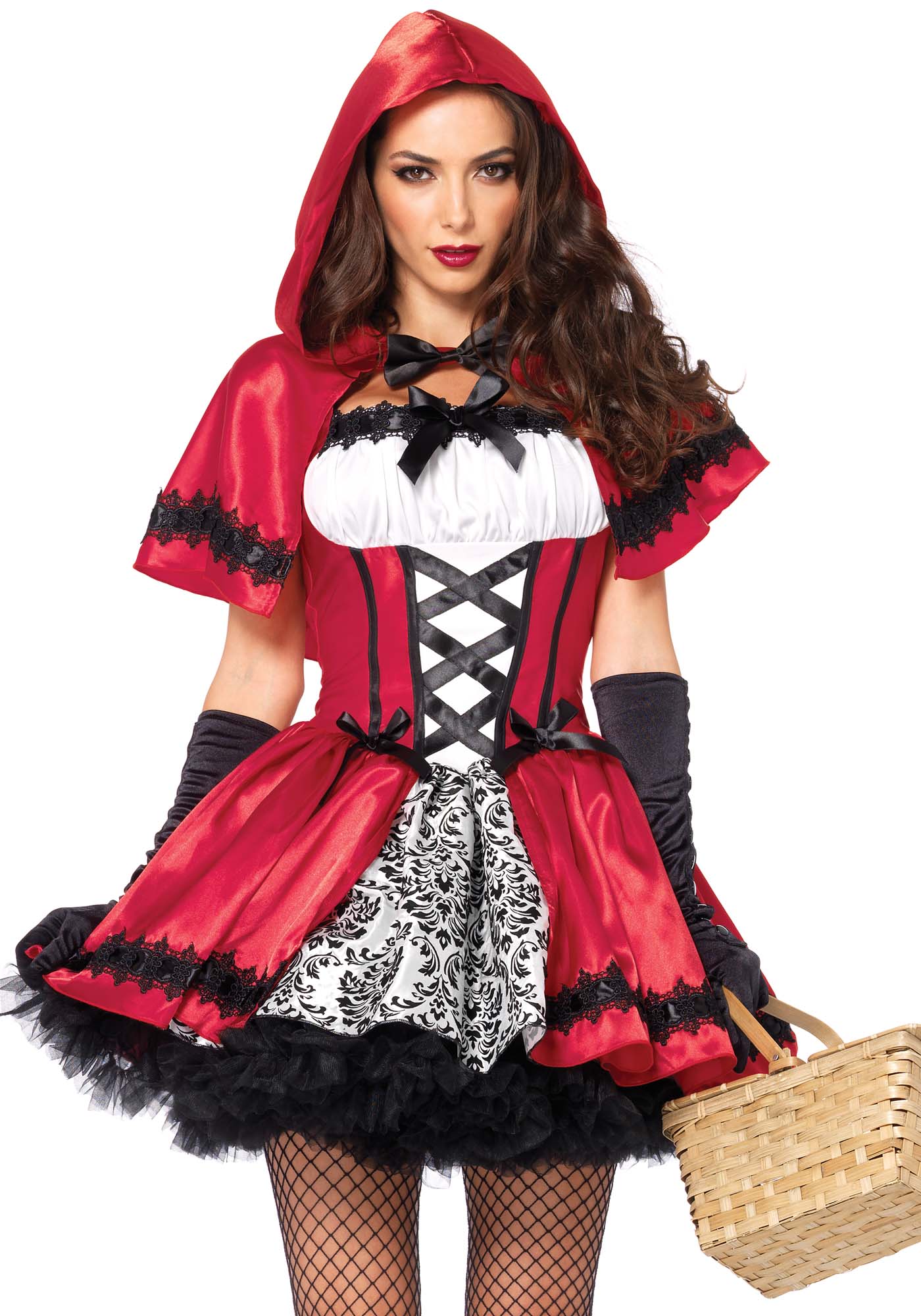 Gothic Red Riding Hood Leg Avenue kostuum Feesthuis