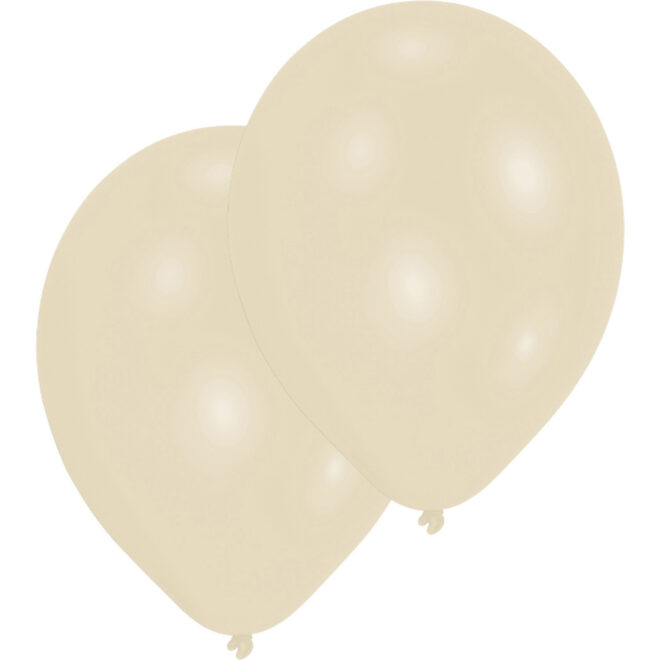 Latex ballonnen vanille (28cm) - 50 stuks