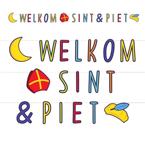 Letterslinger Welkom Sint & Piet