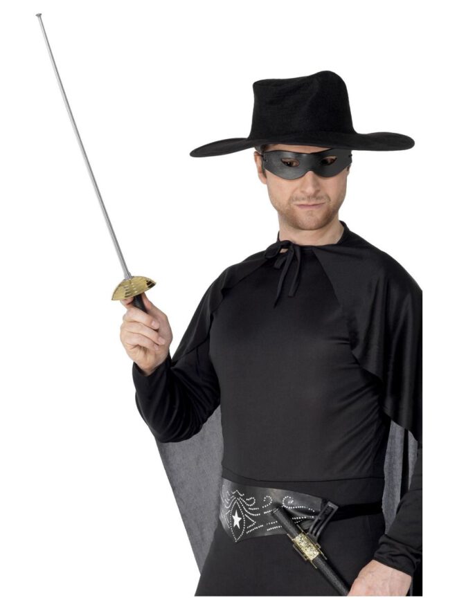 Zorro set met oogmasker en zwaard