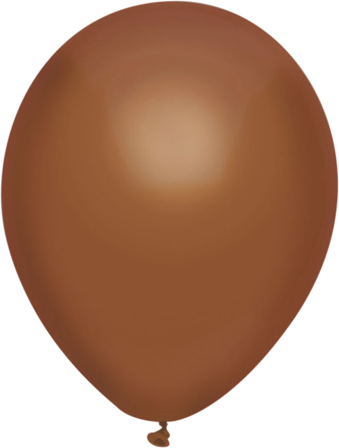 Latex Ballonnen Chocolade Bruin, 30cm - 100 stuks
