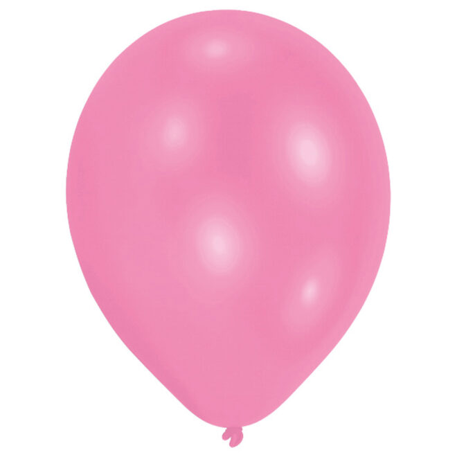 Latex ballonnen licht roze (28cm) - 50 stuks