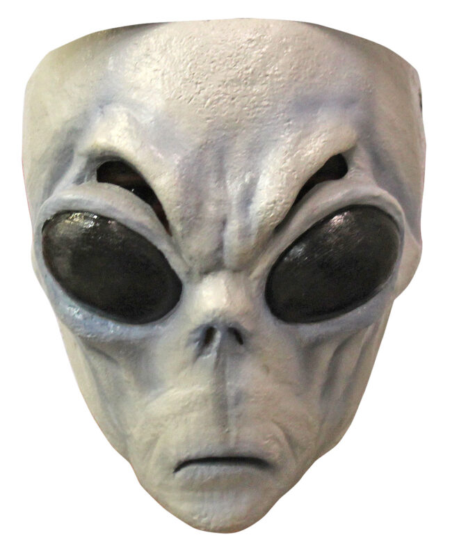 Masker alien grijs