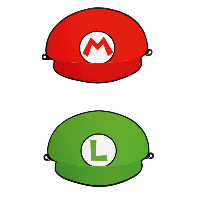Super Mario feesthoedjes - 8 stuks