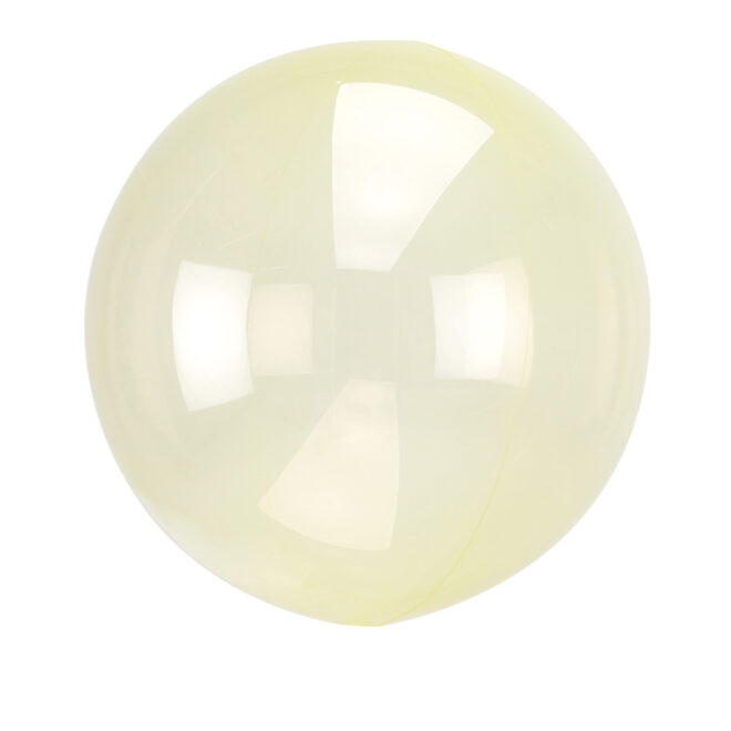 Clearz Crystal ballon - Geel