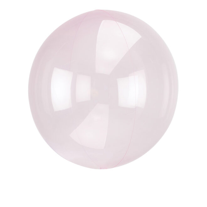 Clearz Crystal ballon - Licht Roze
