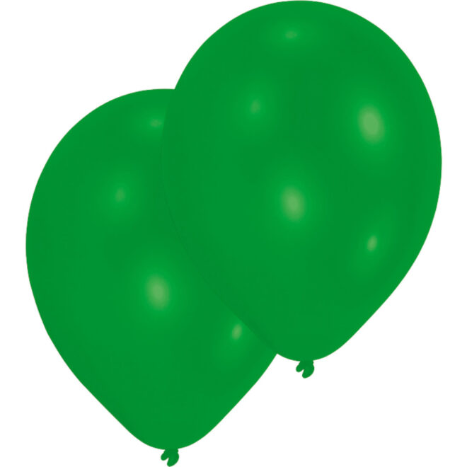 Latex ballonnen groen (28cm) - 10 stuks