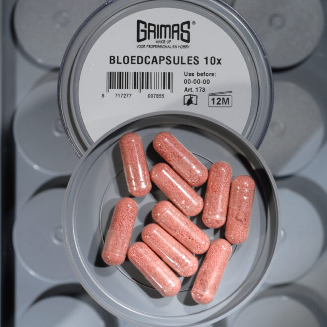 Grimas bloedcapsules - 10 stuks