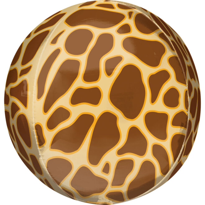 Orbz ballon (38x40cm) - Giraffe print
