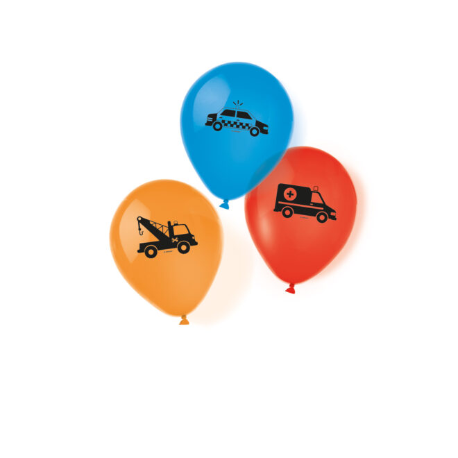 On the road ballonnen (23cm) - 6 stuks