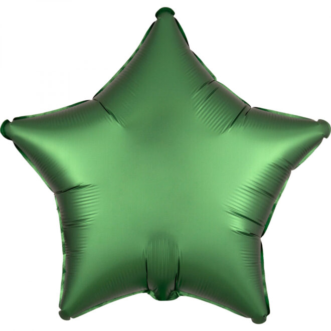 Folieballon satin emerald green