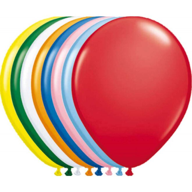 Setje van 10 ballonnen in gevarieerde kleuren