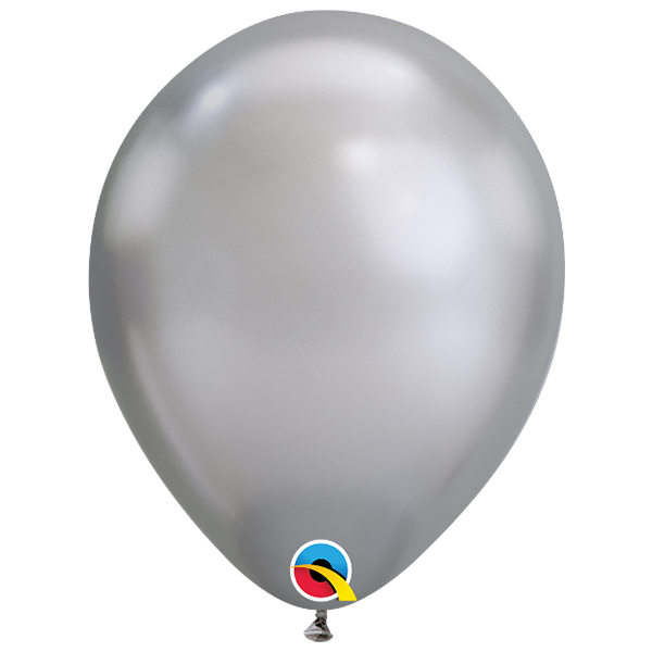 Qualatex ballon 11 inch chrome zilver