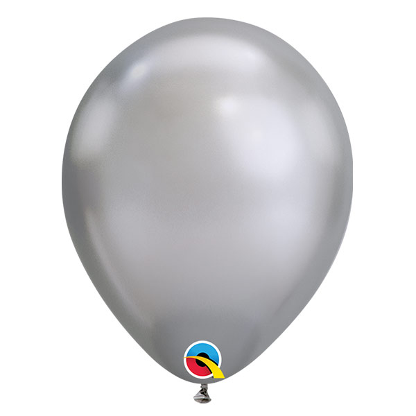 Qualatex ballon 7 inch chrome zilver