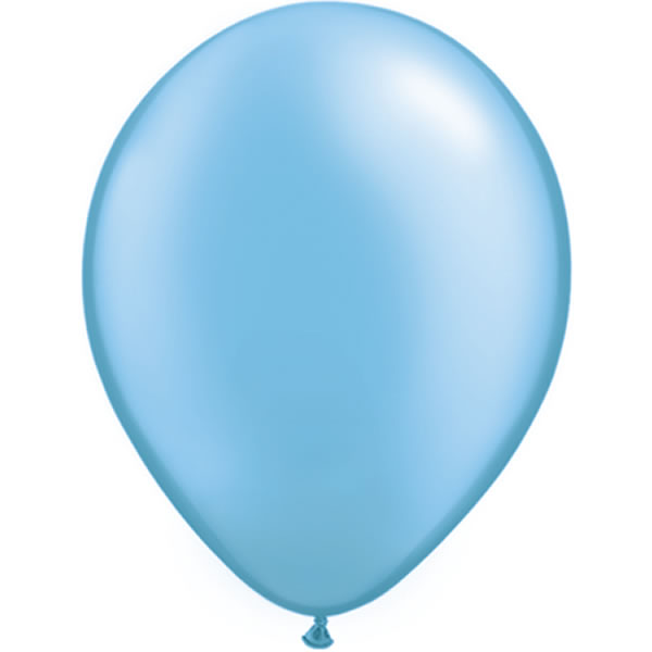 Qualatex ballon 11 inch Metallic Azuur blauw