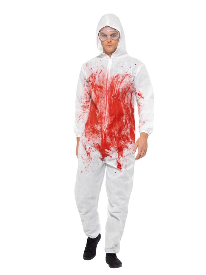 Bloody forensic overall costume