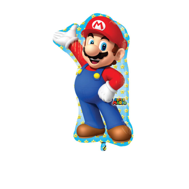 Super Mario folieballon (55x83cm)