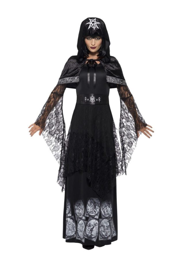 Zwart Magisch Dames kostuum Black Magic Mistess costume