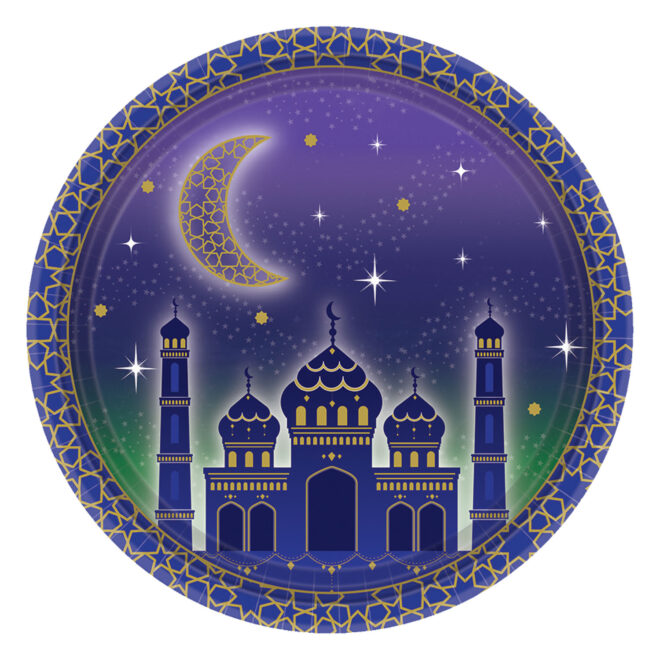 Eid Mubarak borden - 8 stuks