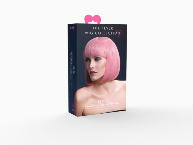 Fever Elise wig pastel pink