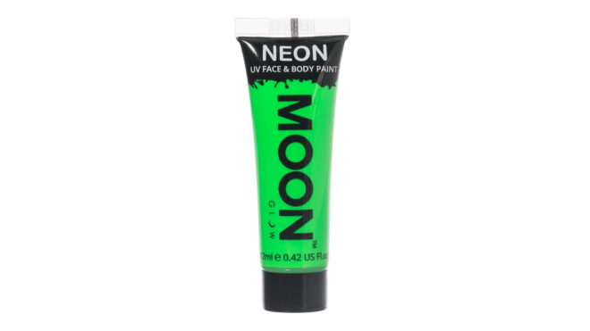 Neon UV face & body paint intense green