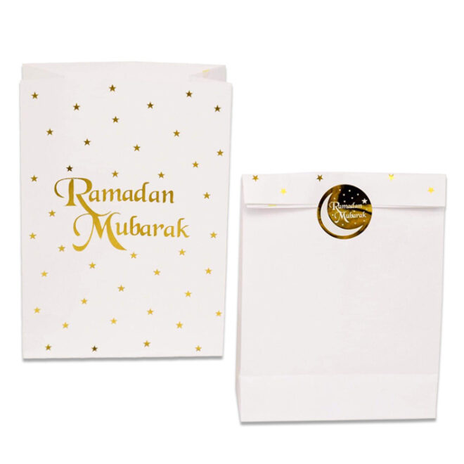 Ramadan Mubarak uitdeelzakjes - 6 stuks
