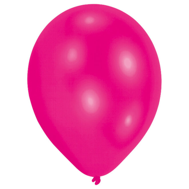 Latex ballonnen donker roze (28cm) - 25 stuks