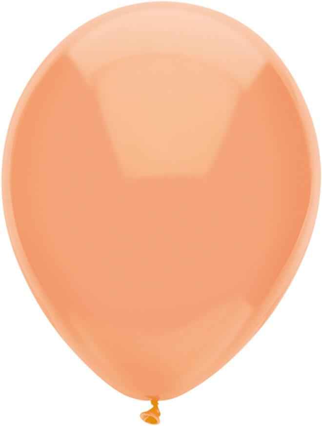 Latex Ballonnen Metallic Peach, 30cm - 10 Stuks