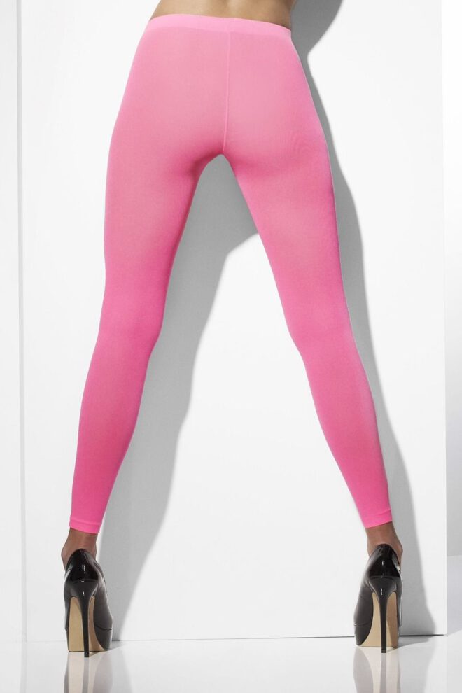 Panty (zonder voet) - neon roze