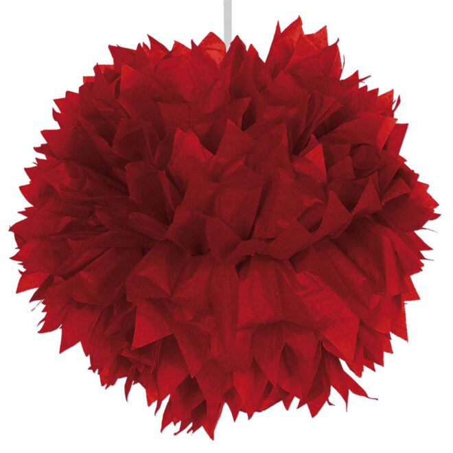 Pompom Rood 30cm