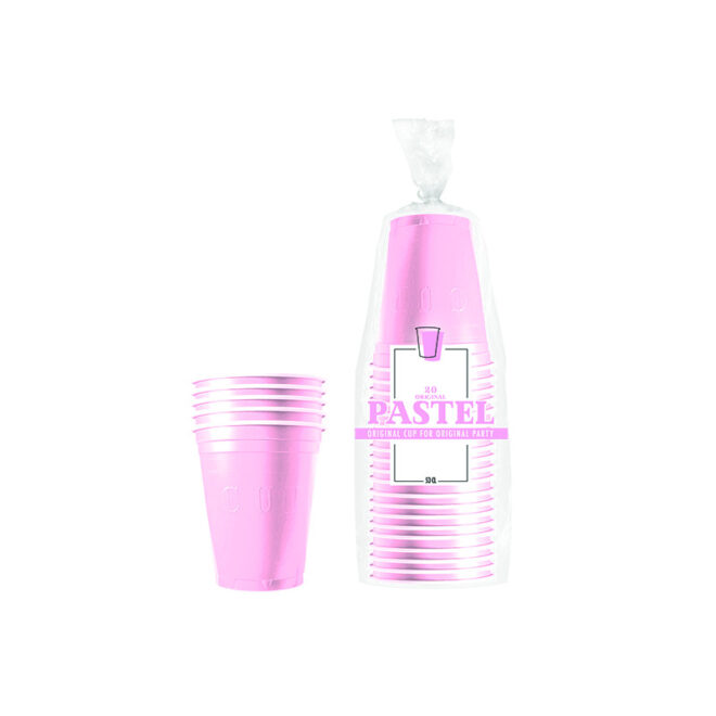 20 American Light Pink Cups