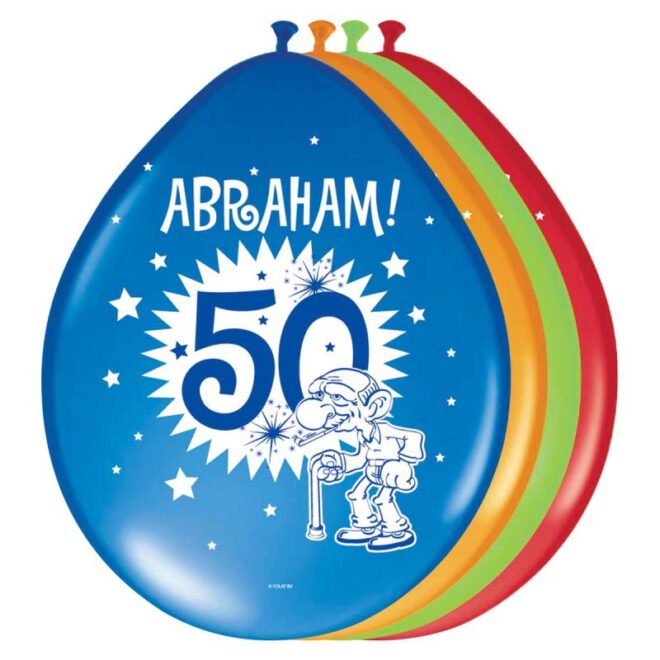 Abraham '50 jaar' ballonnen