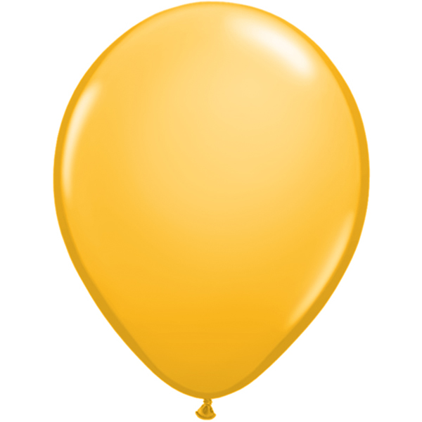 Qualatex ballon 11 inch oker geel