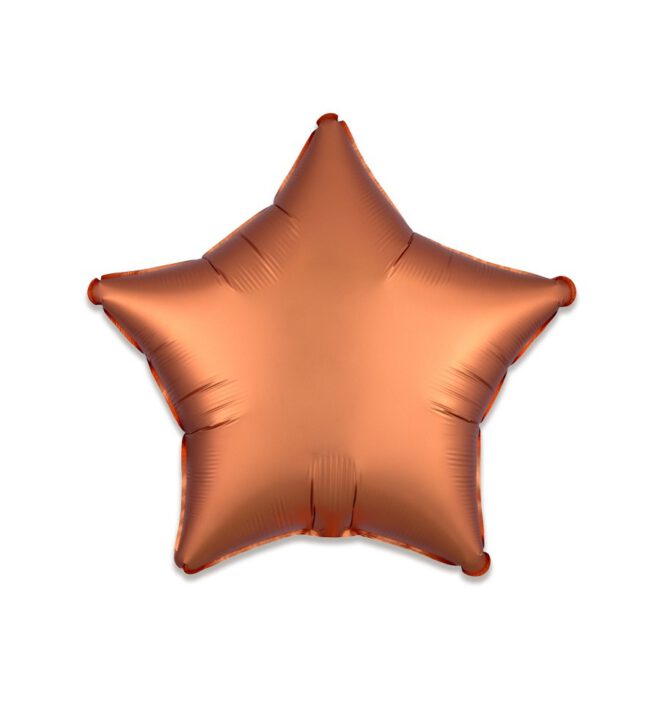 Folie ballon Satin Luxe (43cm) - Ster Oranje