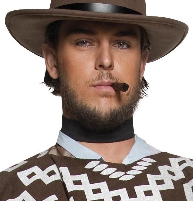 Cowboyhoed bruin Authentic Western Wandering Gunman Hat