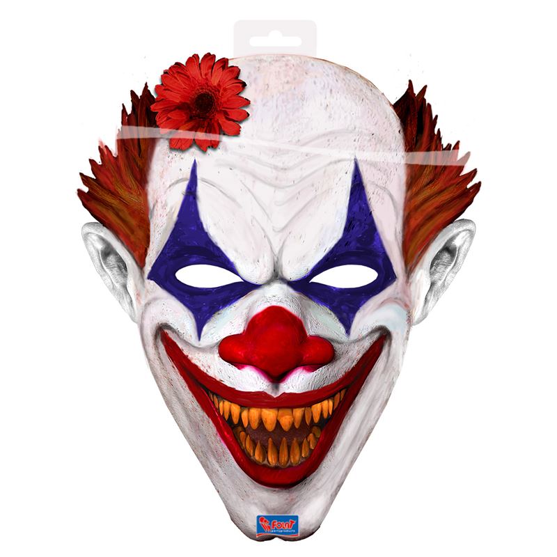 Hij Onverbiddelijk fragment XXL Enge Clown Masker - Feesthuis