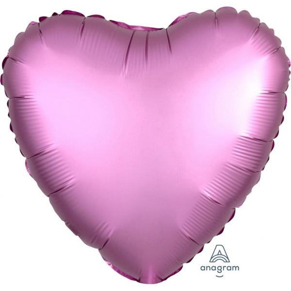 Folie ballon Satin Luxe (43cm) - Hart licht Roze