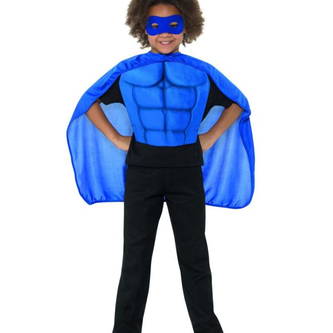 Kinder Superheld kit blauw